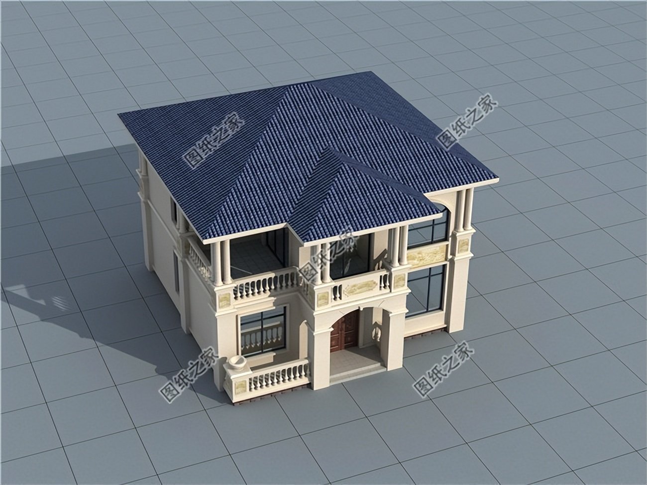 農村簡歐式自建房設計，巧妙的色彩搭配營造溫馨居住氛圍