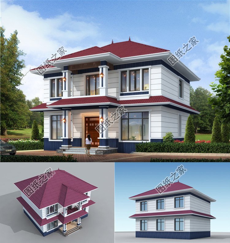 返鄉(xiāng)建棟別墅占地方正實用，生活舒適度直接拉滿惹人羨慕