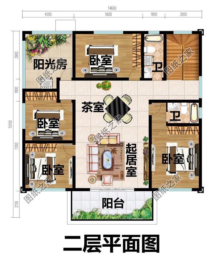 返鄉(xiāng)建棟別墅占地方正實用，生活舒適度直接拉滿惹人羨慕