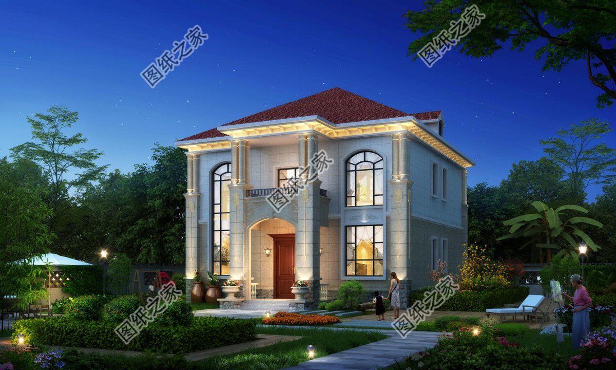 傳統(tǒng)歐式自建房設(shè)計(jì)，造型經(jīng)典好看，屋內(nèi)布局合理實(shí)用