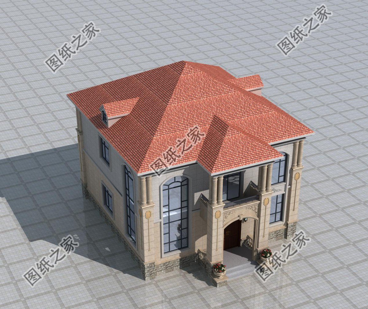 傳統(tǒng)歐式自建房設(shè)計(jì)，造型經(jīng)典好看，屋內(nèi)布局合理實(shí)用