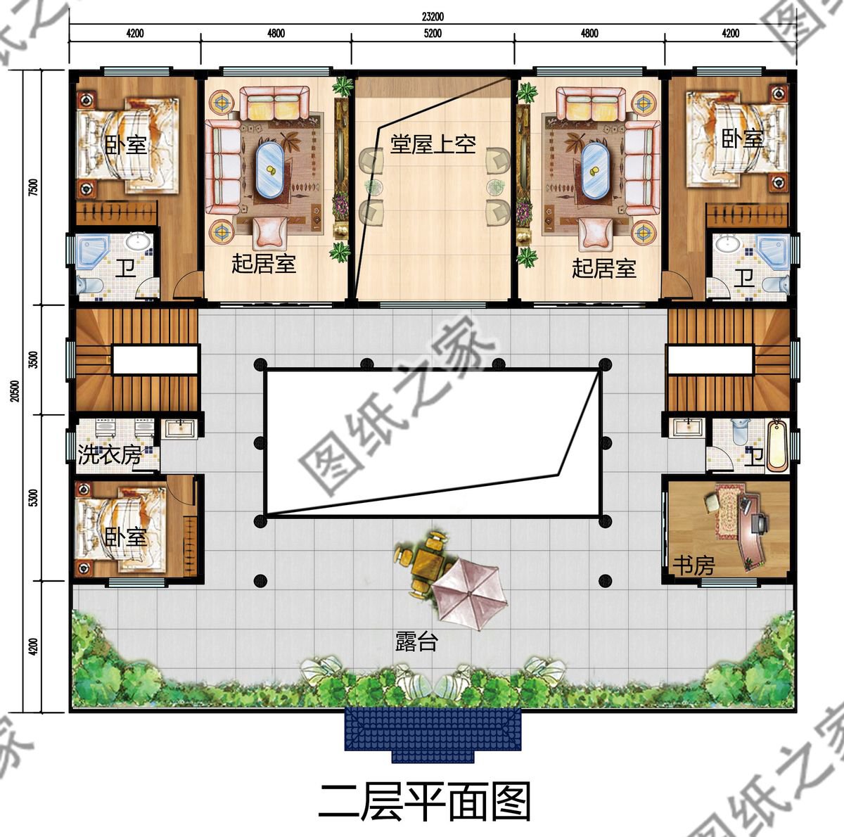 中式合院別墅設(shè)計，傳統(tǒng)院落式建筑理念，純樸又溫馨盡顯大家風(fēng)范