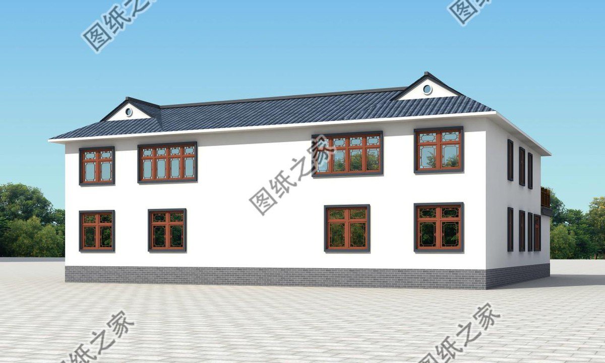 中式合院別墅設(shè)計，傳統(tǒng)院落式建筑理念，純樸又溫馨盡顯大家風(fēng)范