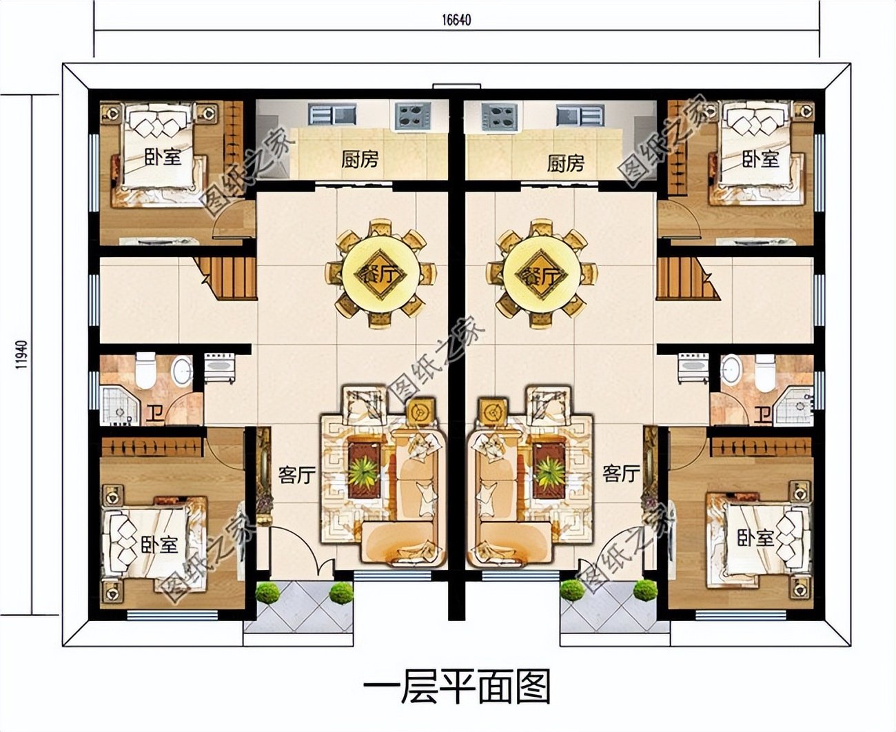 農(nóng)村家里兩兄弟如何建房，雙拼合建巨劃算，快來看一看