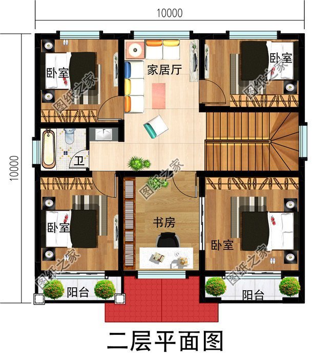 小戶型農(nóng)村自建房設(shè)計(jì)，完全可以滿足家人的居住需求