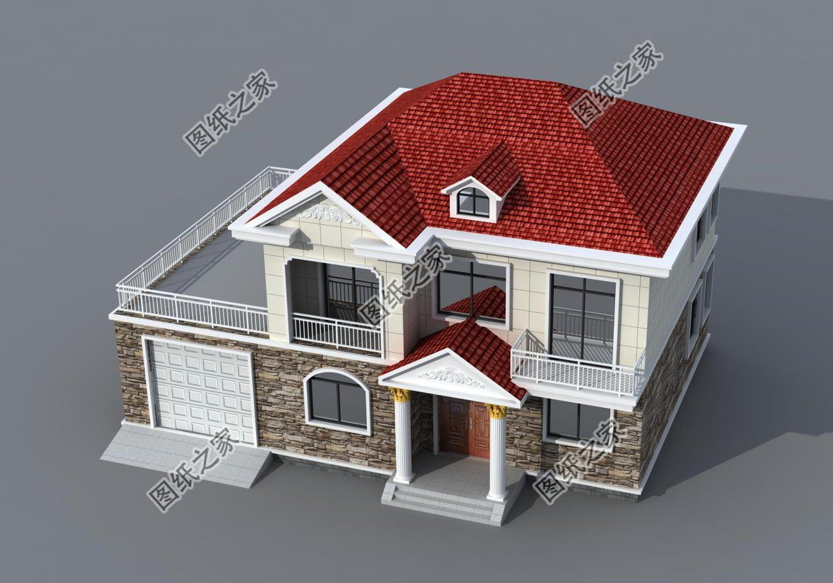 鄉(xiāng)村二層別墅設(shè)計(jì)，過(guò)上安心溫馨的晚年生活，享受天倫之樂(lè)