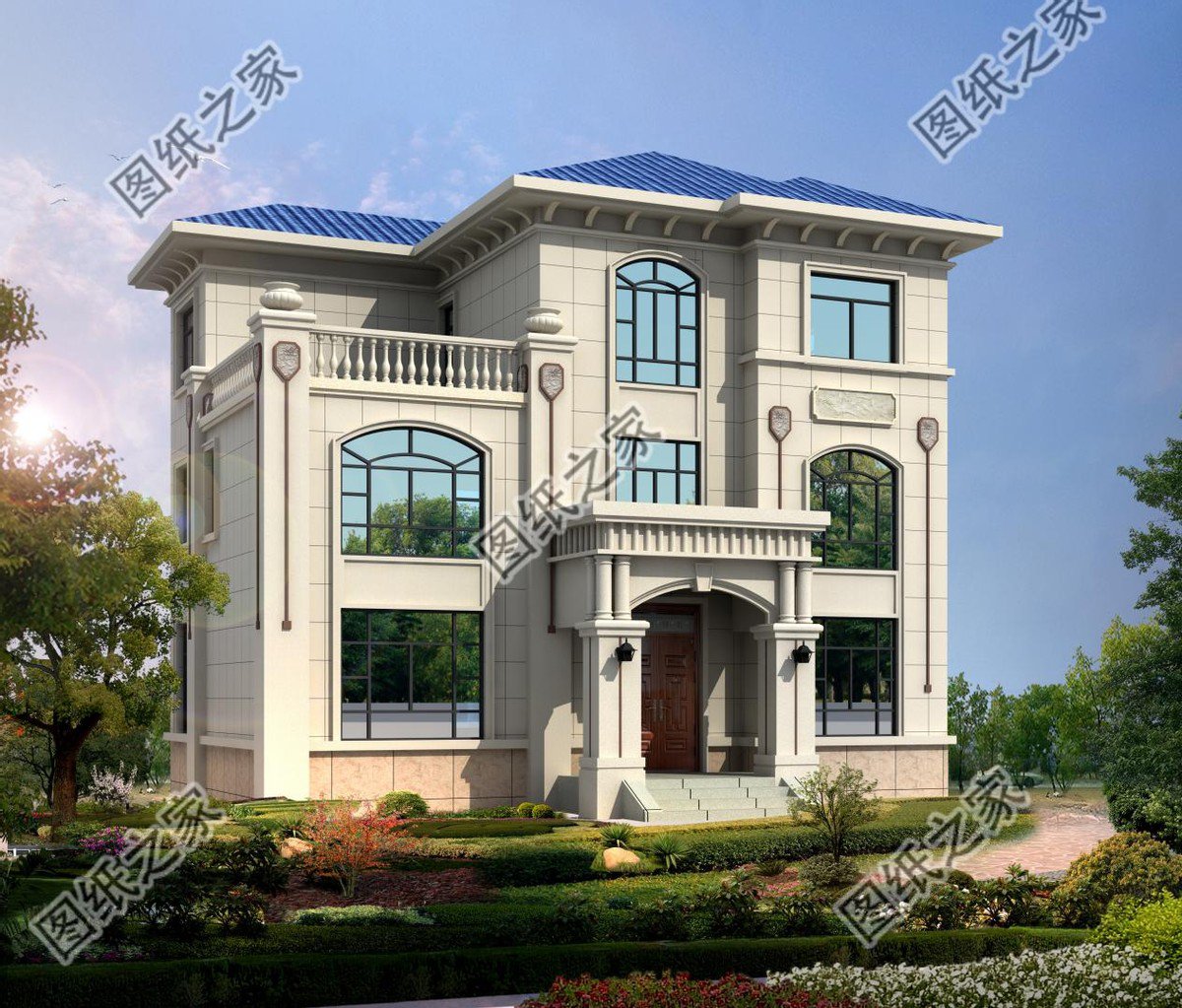 四套高端農(nóng)村別墅設(shè)計(jì)，超級(jí)高的性價(jià)比，品質(zhì)生活有聲有色