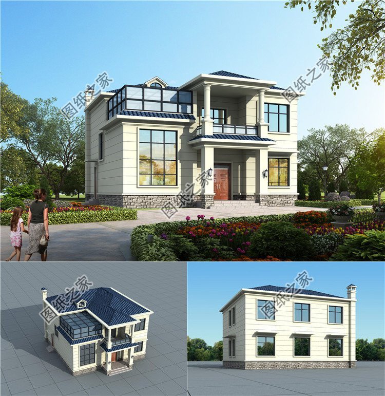 農(nóng)村自建養(yǎng)老房別墅設計，居住空間合理有序，晚年生活有條不紊