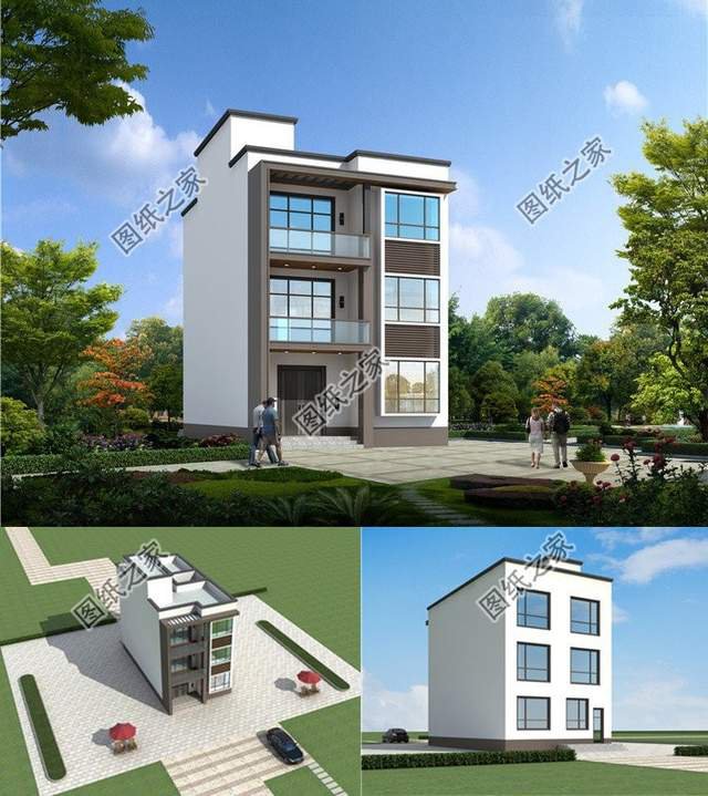 現(xiàn)代農(nóng)村別墅推薦，全新的建房理念，追求簡單時尚感