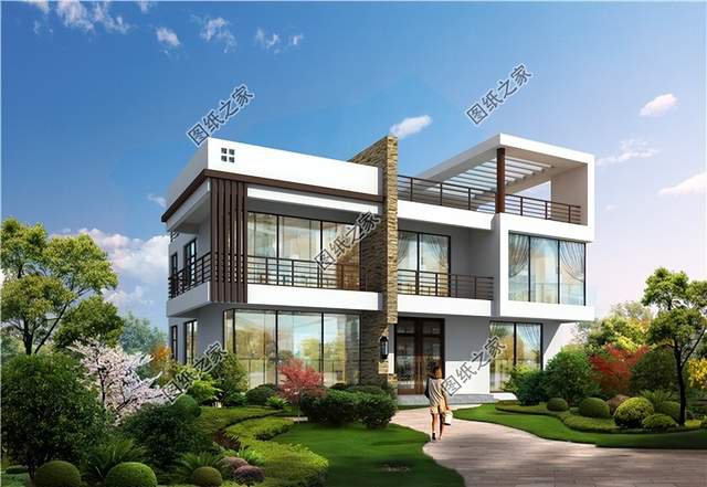 現(xiàn)代農(nóng)村別墅推薦，全新的建房理念，追求簡單時尚感