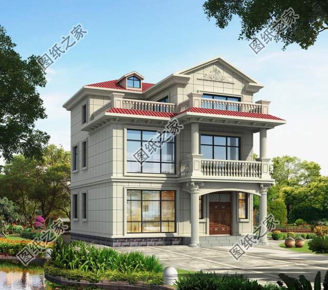 農(nóng)村三層別墅設(shè)計(jì)，平淡的鄉(xiāng)村生活，滿滿的都是幸福的滋味