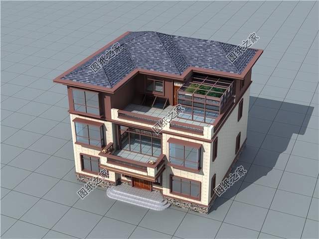 鄉(xiāng)村帶陽(yáng)光房自建別墅設(shè)計(jì)，在慢節(jié)奏的農(nóng)村里感受自然慢生活