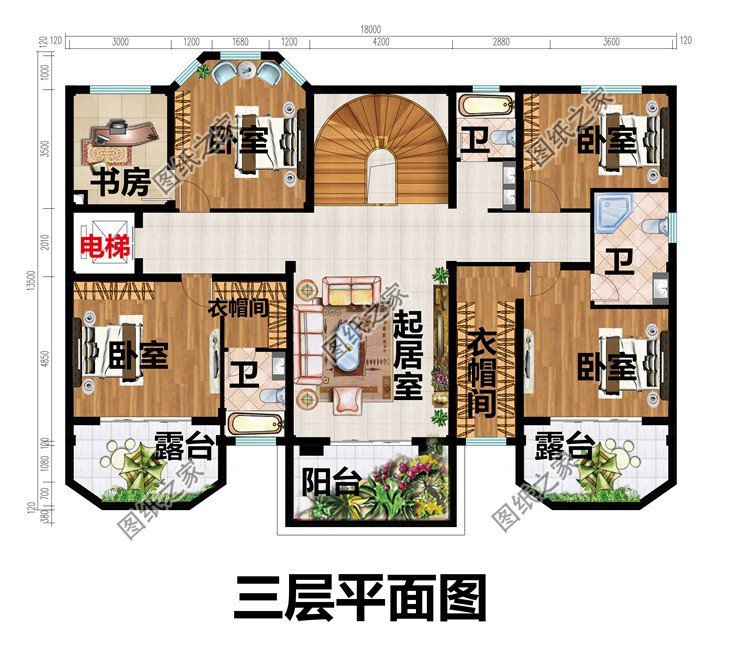 經(jīng)典歐式農(nóng)村別墅設計，簡潔大方，富麗堂皇