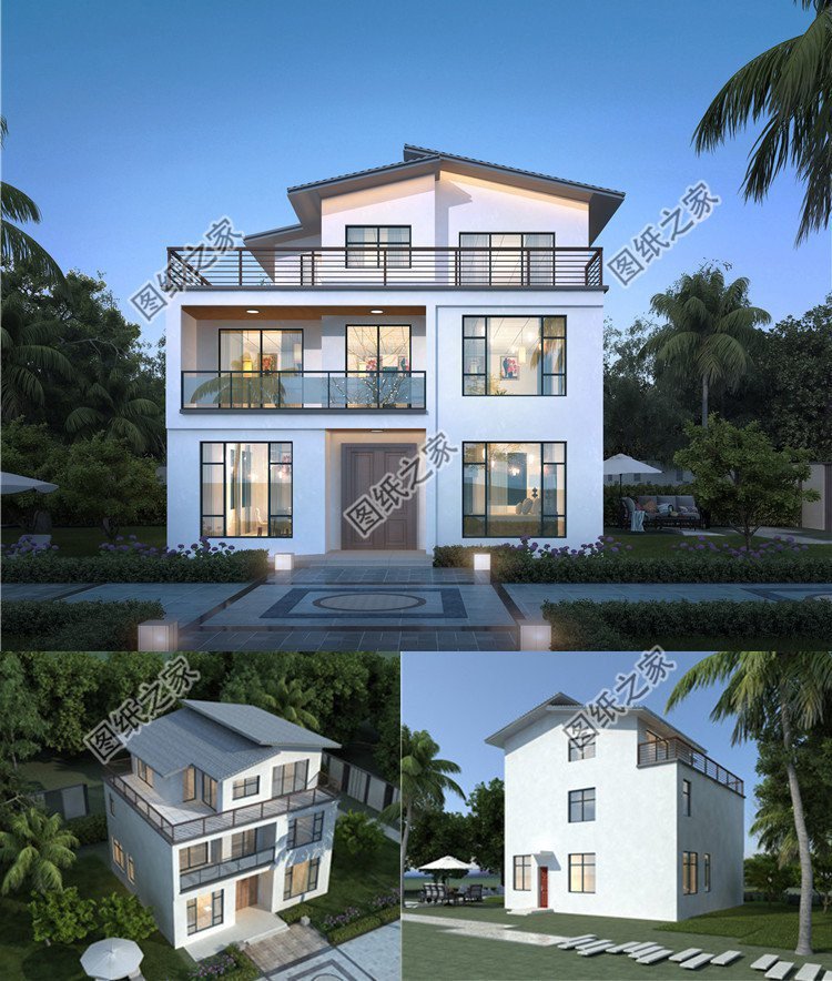 農村兩層半別墅推薦，實用型房屋設計，更適合農村建造