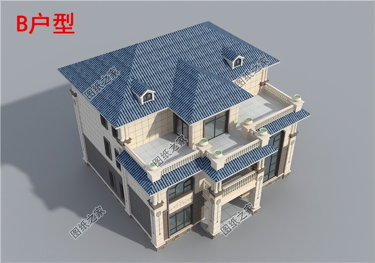 農村兩層半別墅推薦，實用型房屋設計，更適合農村建造