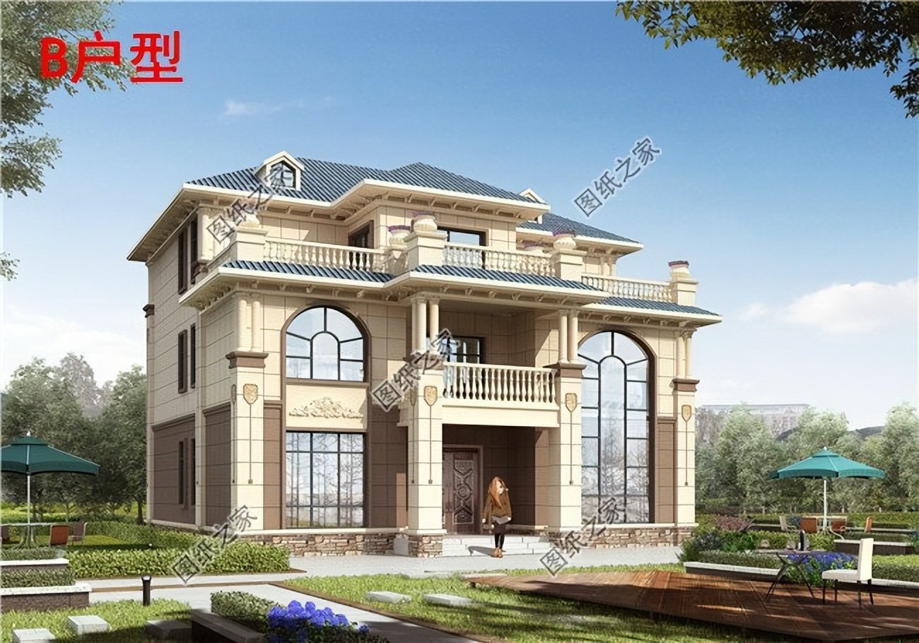 農村兩層半別墅推薦，實用型房屋設計，更適合農村建造