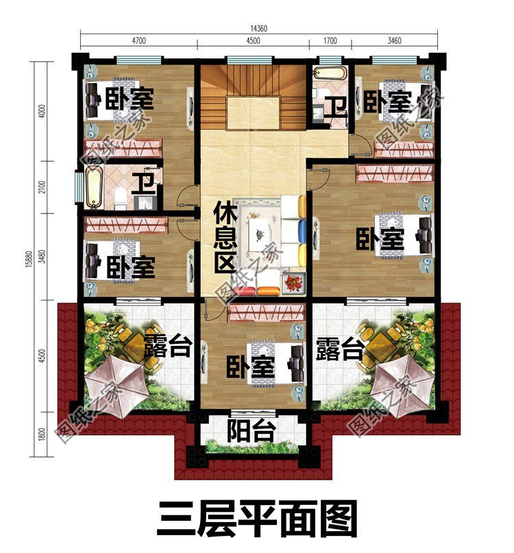 農村兩層半別墅推薦，實用型房屋設計，更適合農村建造