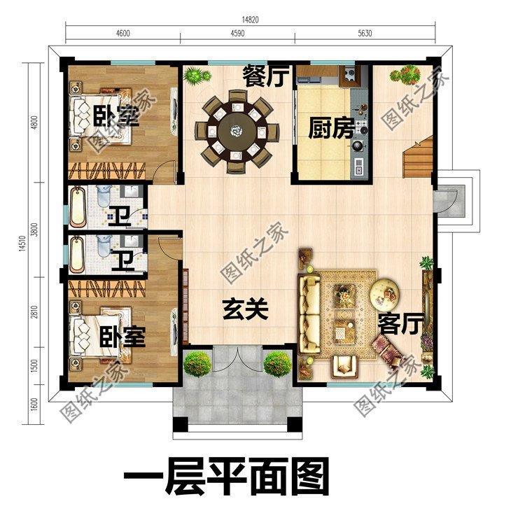 農村兩層半別墅推薦，實用型房屋設計，更適合農村建造