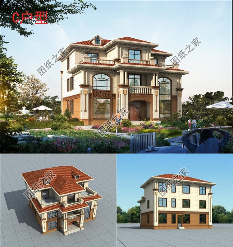 農村兩層半別墅推薦，實用型房屋設計，更適合農村建造