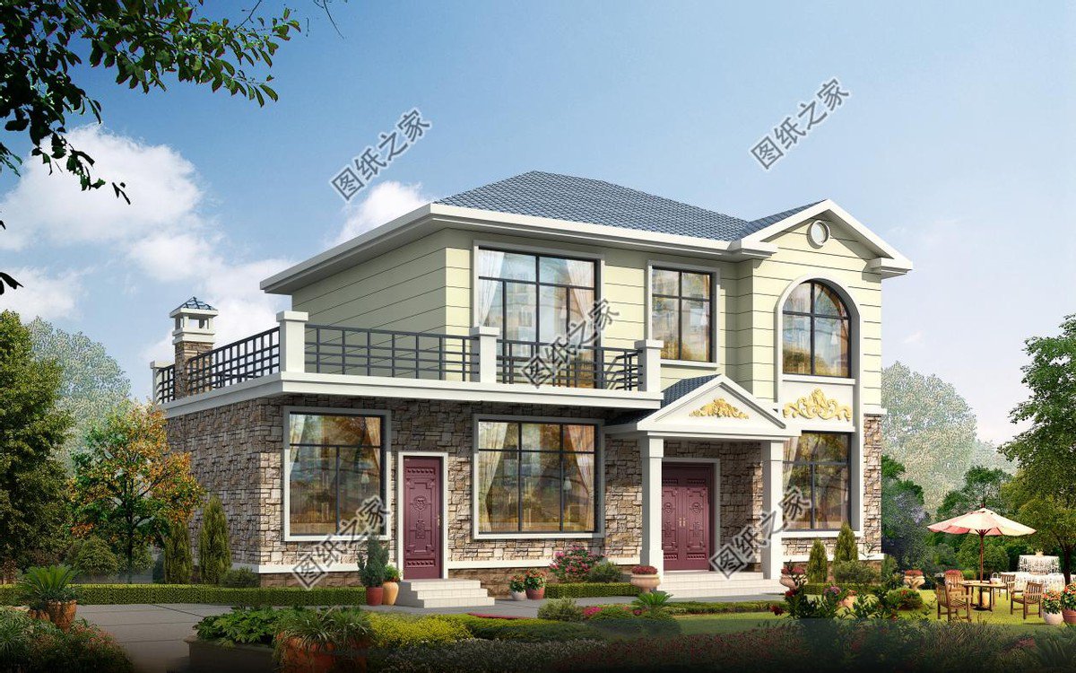 四套農(nóng)村二層別墅設(shè)計(jì)，第三款15萬起建，建在老家最合適不過了