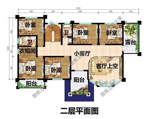 新款二層別墅推薦，第四款帶有偏房設(shè)計(jì)，符合農(nóng)村生活習(xí)慣