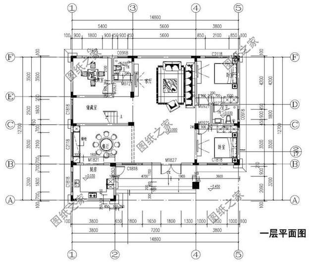 新款二層別墅推薦，第四款帶有偏房設(shè)計(jì)，符合農(nóng)村生活習(xí)慣