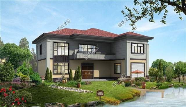 農(nóng)村二層小別墅推薦，都帶有車庫設(shè)計(jì)，方便戶主出行