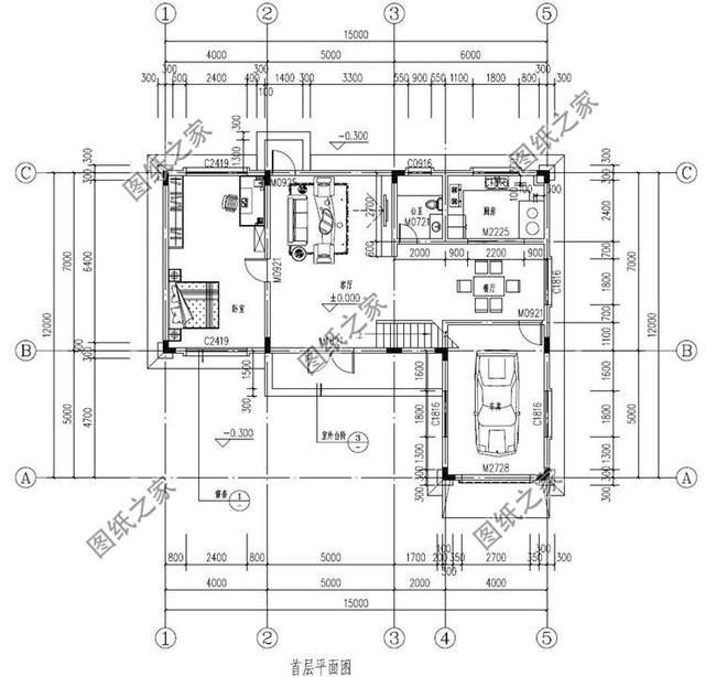 農(nóng)村二層小別墅推薦，都帶有車庫設(shè)計(jì)，方便戶主出行