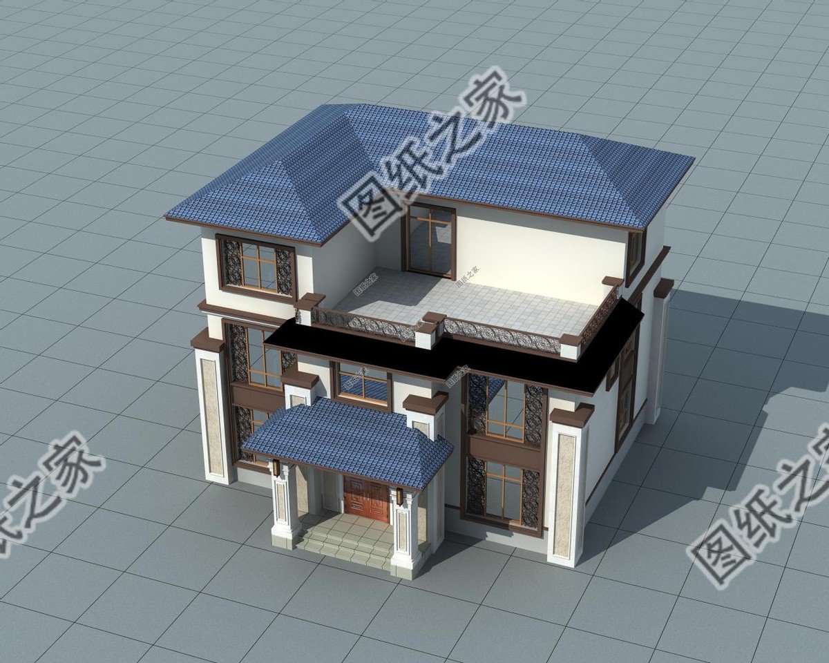 新中式三層別墅設(shè)計(jì)，傳統(tǒng)中帶有時(shí)代感，你們心動(dòng)了沒？