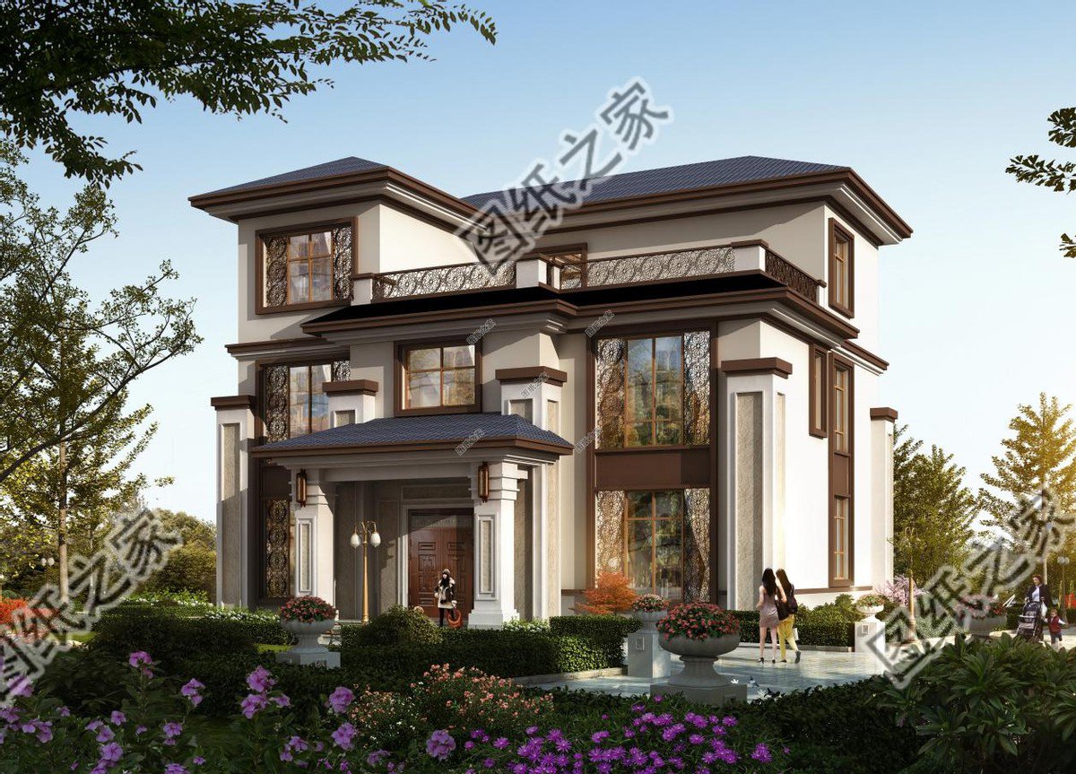 新中式三層別墅設(shè)計(jì)，傳統(tǒng)中帶有時(shí)代感，你們心動(dòng)了沒？