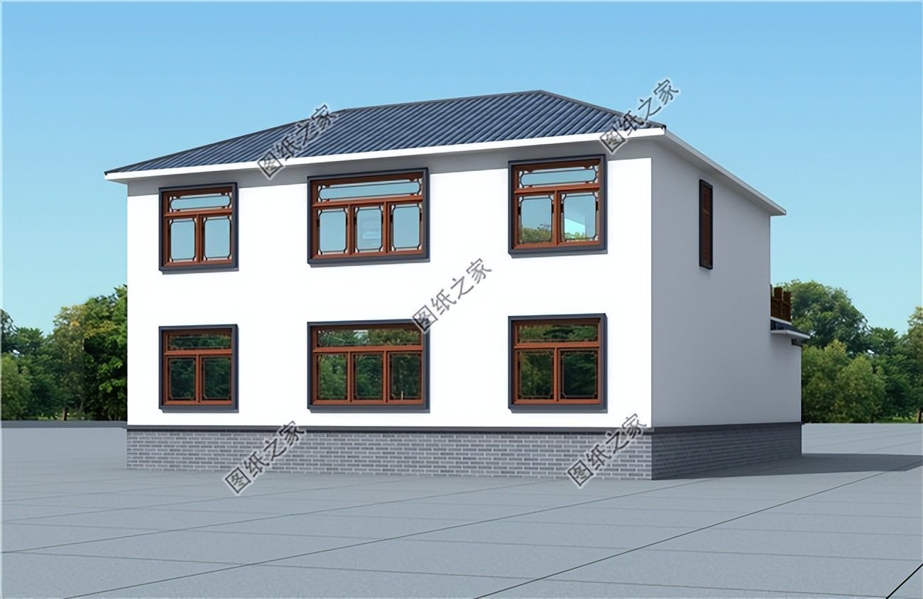 中式風(fēng)格農(nóng)村自建房，簡(jiǎn)潔的白墻黛瓦，彰顯中式住宅的氣場(chǎng)與浪漫