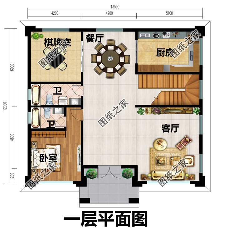 歐式復(fù)式別墅設(shè)計(jì)，戶型功能齊全，外觀經(jīng)典又好看