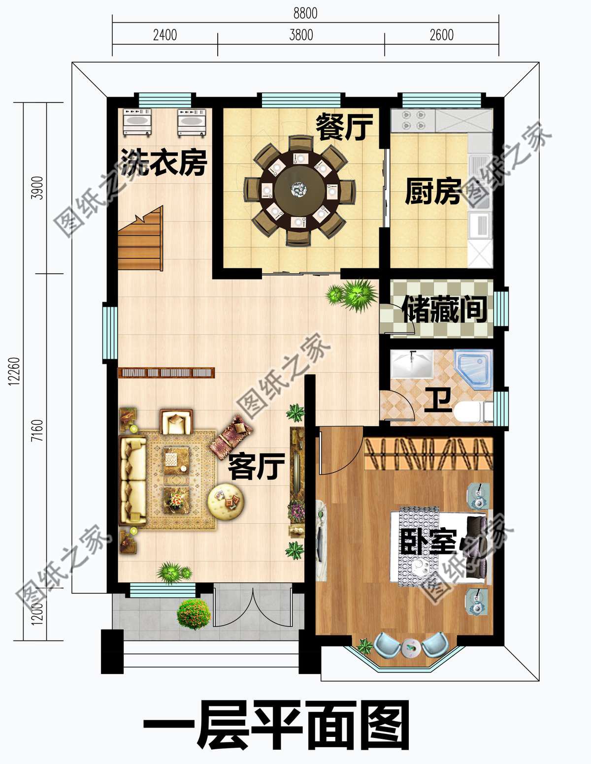農(nóng)村帶陽光房別墅設(shè)計(jì)，外觀造型顏值在線，給人眼前一亮的感受