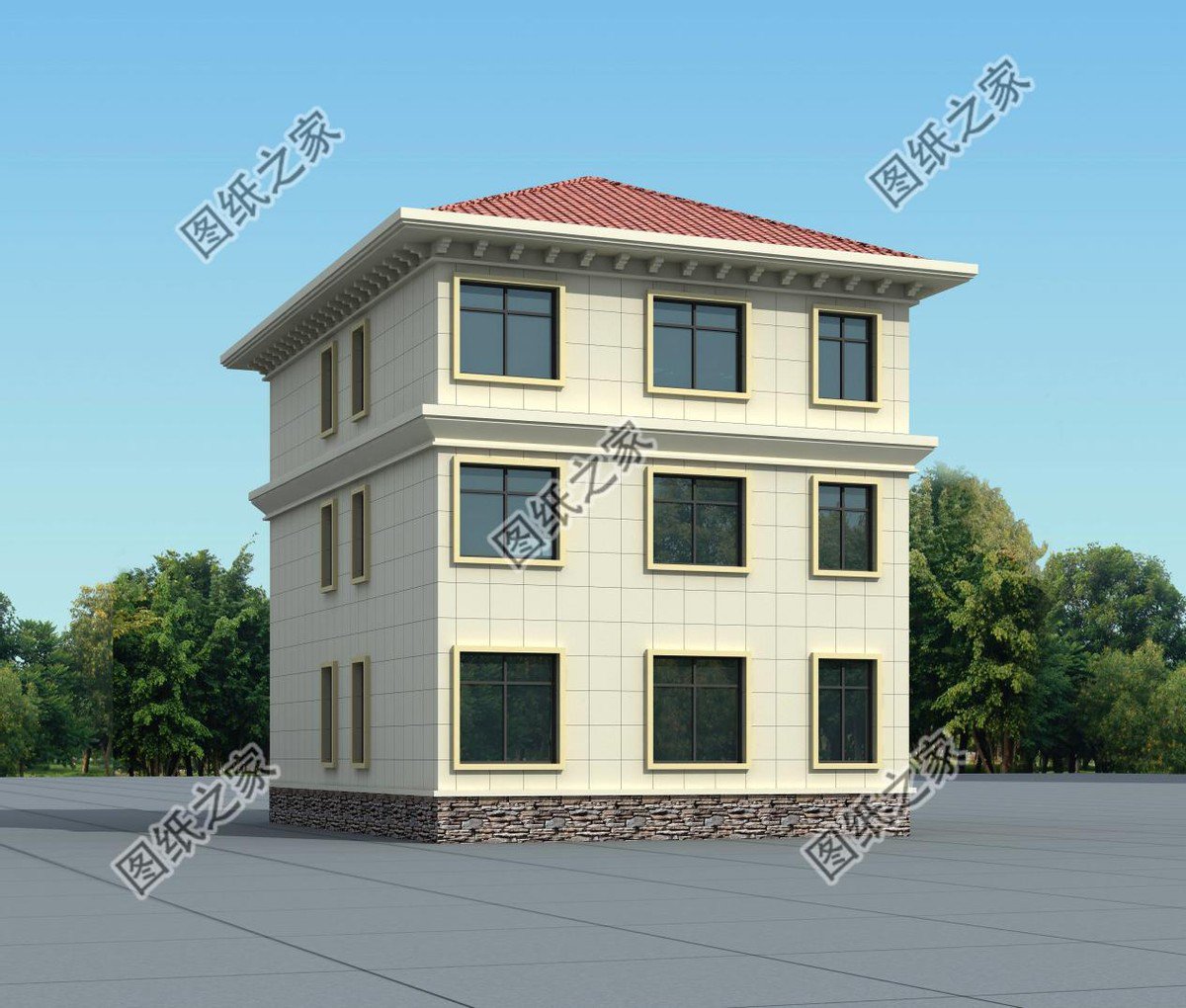 農(nóng)村帶陽光房別墅設(shè)計(jì)，外觀造型顏值在線，給人眼前一亮的感受