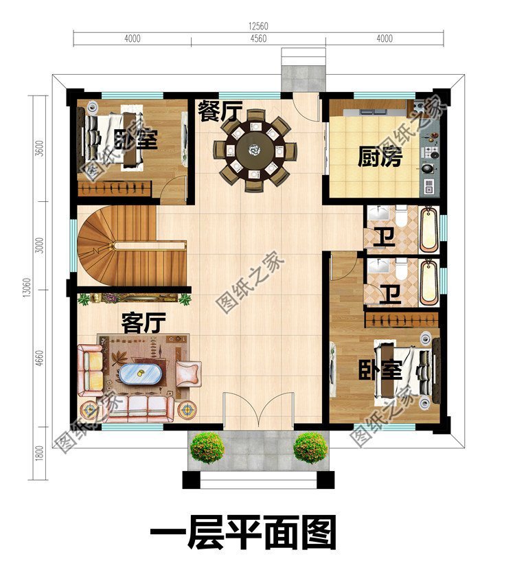 農(nóng)村帶陽光房別墅設(shè)計(jì)，外觀造型顏值在線，給人眼前一亮的感受