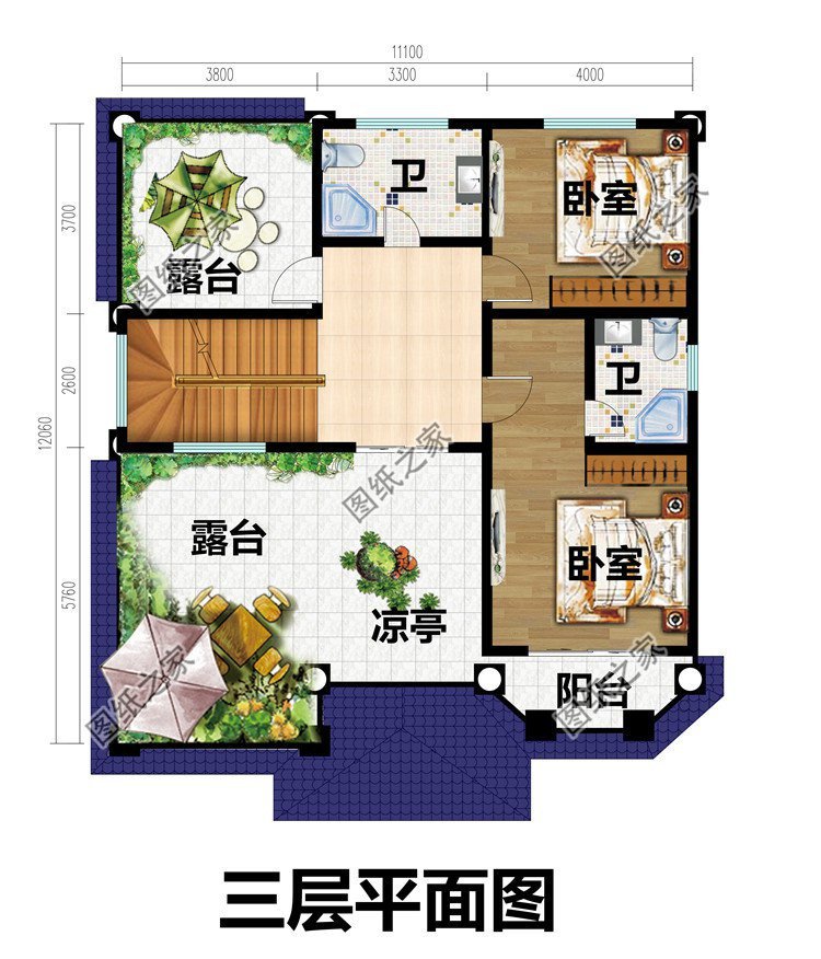 四款三層別墅設計，豐富的立面造型，盡顯莊嚴大氣
