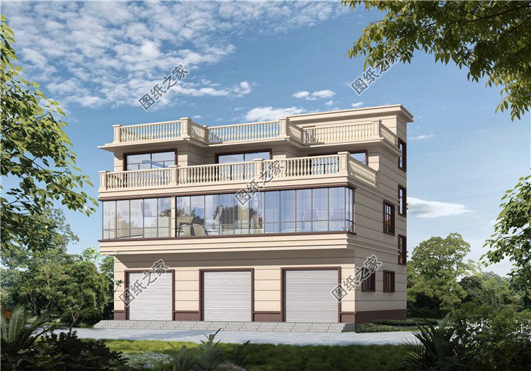 農(nóng)村帶商鋪?zhàn)越ǚ客扑]，一層為門臉二三層自住，掙錢生活兩不誤