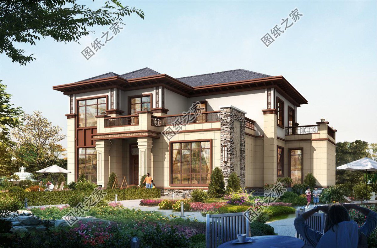 四套新中式別墅設(shè)計(jì)，與清風(fēng)美景作伴享受農(nóng)村的慢生活