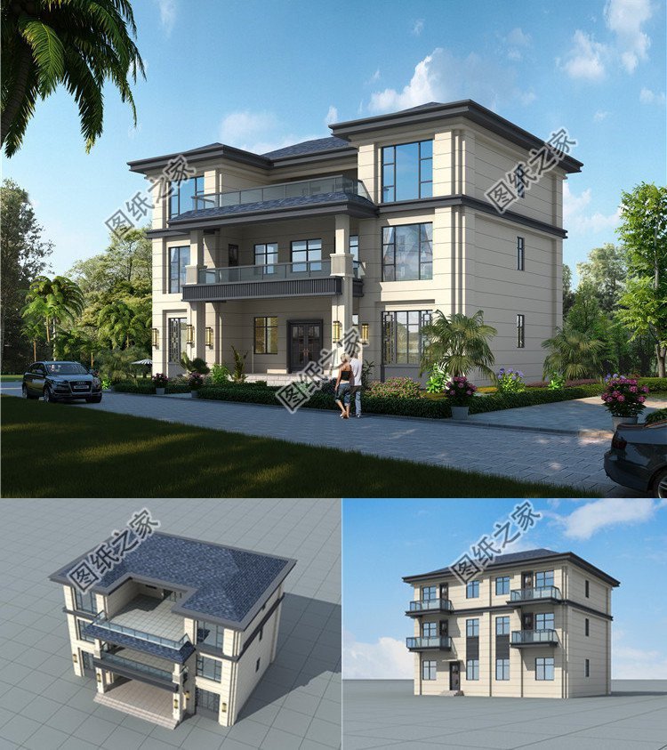 新中式建筑風(fēng)格自建別墅經(jīng)典之作，深受廣大建房者的喜愛(ài)