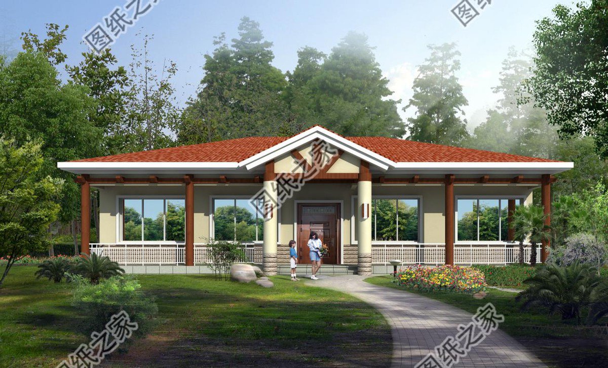 農(nóng)村一層養(yǎng)老房這樣蓋，簡單實用又舒適，爸媽最喜歡