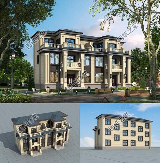 回家建棟雙拼別墅，一家人就要整整齊齊的，家和萬事興