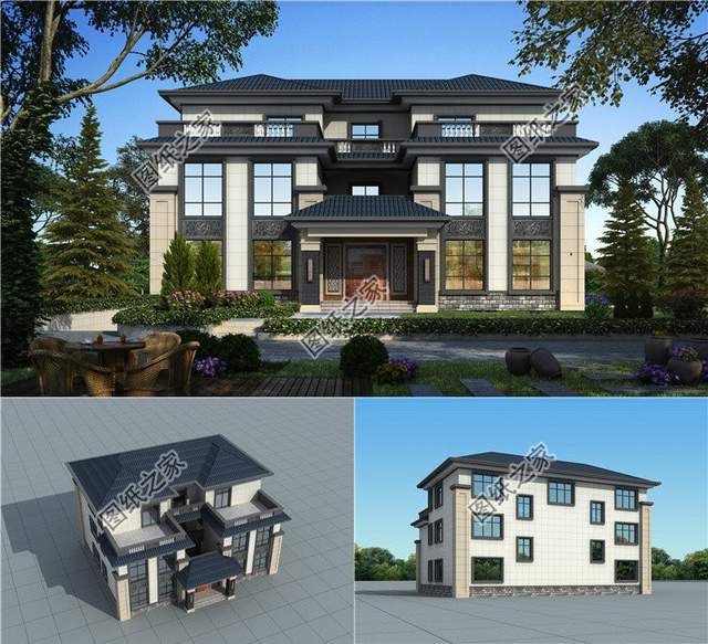 回家建棟雙拼別墅，一家人就要整整齊齊的，家和萬事興