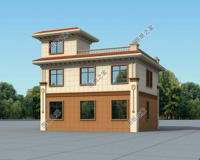 占地120平農(nóng)村別墅設(shè)計，在農(nóng)村老家建一棟，誰見了不眼饞