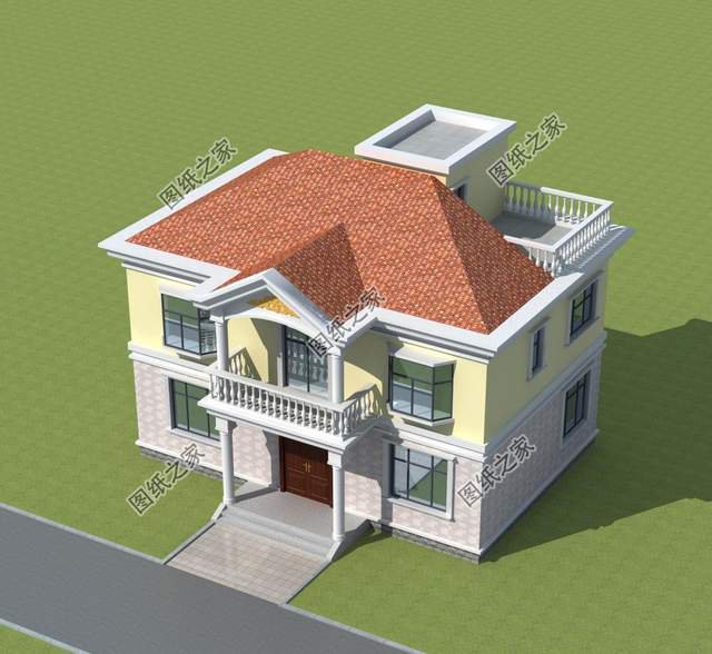 占地120平農(nóng)村別墅設(shè)計，在農(nóng)村老家建一棟，誰見了不眼饞