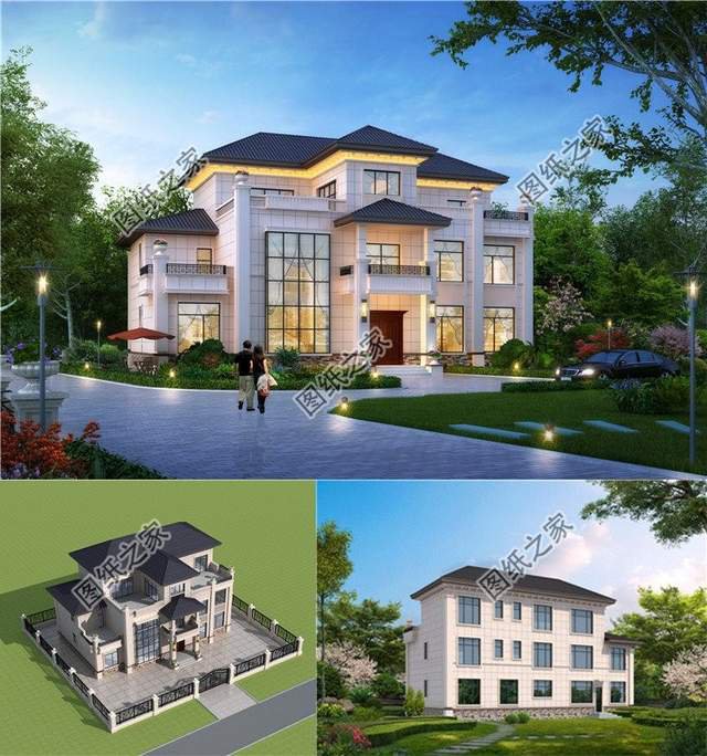 農(nóng)村三層別墅設(shè)計(jì)，好看又不過時(shí)，美觀大氣