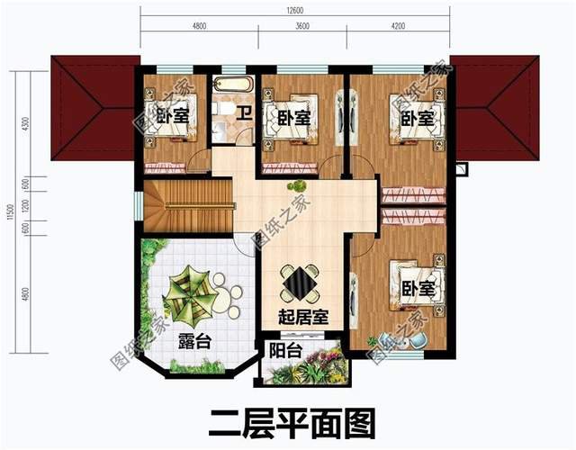 帶文化石的農(nóng)村別墅設(shè)計，色彩多樣外觀給你營造出炫彩的舒適生活