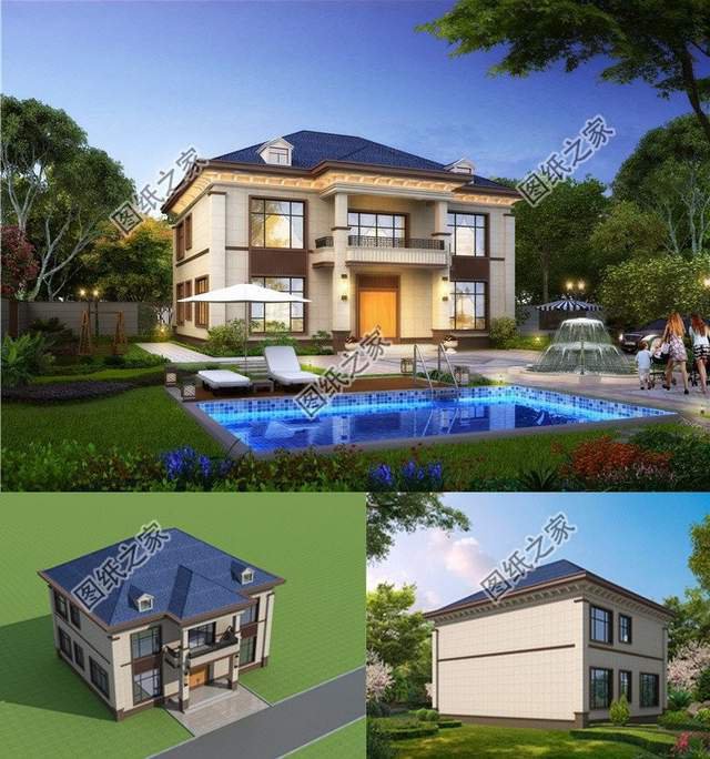 最美鄉(xiāng)墅設(shè)計推薦，農(nóng)村建房選好戶型，鄰居都眼紅