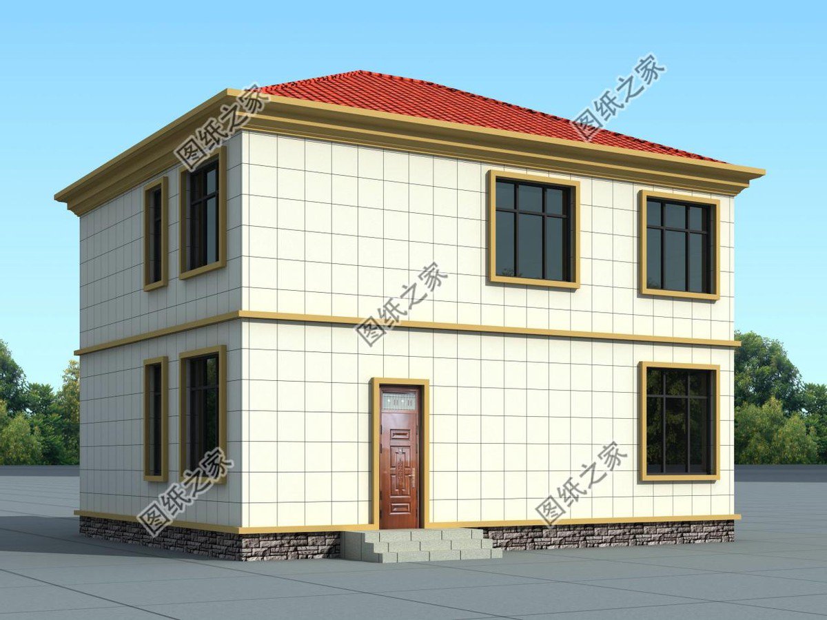 農(nóng)村帶陽臺的別墅設(shè)計，舒適的生活態(tài)度，豐富戶主的體驗感