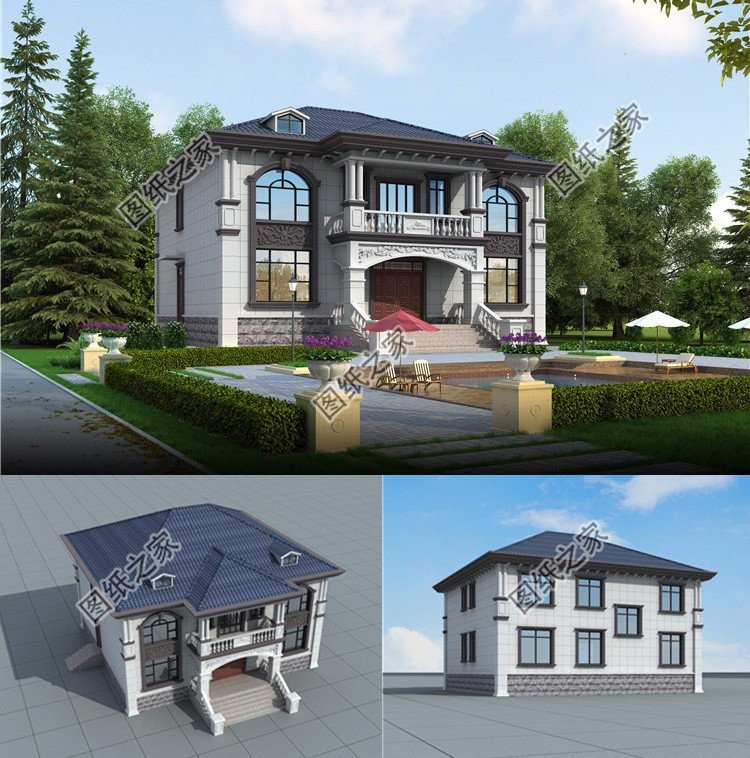 農(nóng)村雙層別墅設(shè)計(jì)推薦，功能齊全強(qiáng)大，外觀造型討人喜歡