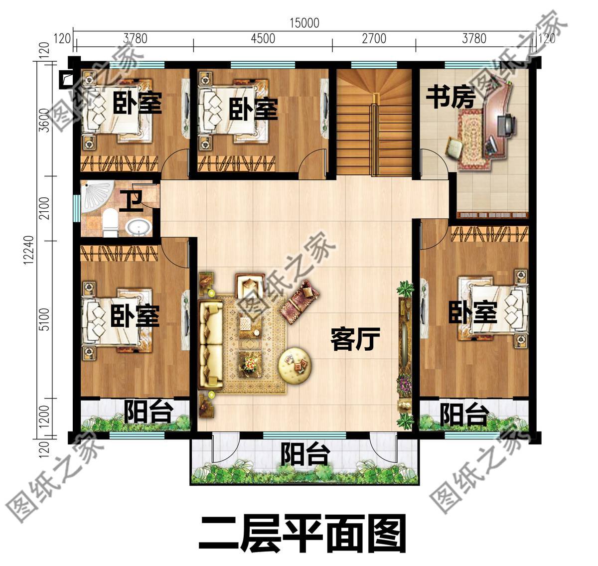農(nóng)村雙層別墅設(shè)計(jì)推薦，功能齊全強(qiáng)大，外觀造型討人喜歡